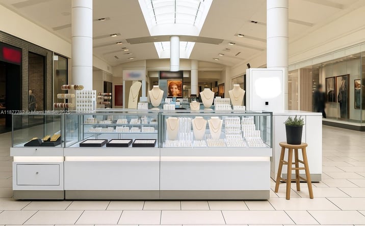 Pictures of Business for Sale, Retail, Industrial property located at Jewelry Kiosk FOR SALE In Dadeland Mall, Miami, FL 33156 for sales - image #1