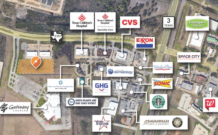 Pictures of Office, Retail, Industrial property located at 780 Clear Lake City Blvd, Webster, TX 77598 for sales - image #1