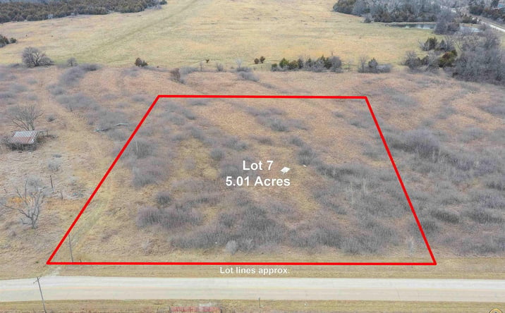 Pictures of Land property located at Lot 7 62nd St, Meriden, KS 66512 for sales - image #1