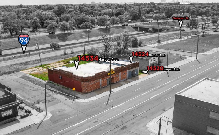 Pictures of Office, Retail, Industrial property located at 14520 Harper Avenue, Detroit, MI 48224 for sales - image #1