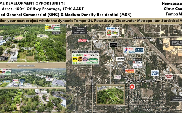 Pictures of Land property located at 6574 W Gulf to Lake Hwy, Crystal River, FL 34429 for sales - image #1