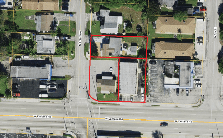 Pictures of Land, Retail property located at 525 W Lantana Rd, Lantana, FL 33462 for sales - image #1