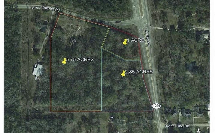 Pictures of Land property located at 1 ACRE Juban Road, Denham Springs, LA 70726 for sales - image #1