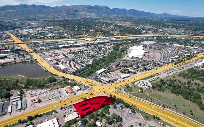 Pictures of Retail, Multifamily, Mixed Use, Land property located at 4415 N Nevada Ave, Colorado Springs, CO 80907 for sales - image #1