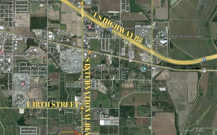 Pictures of Land, Multifamily property located at S International Boulevard S, Weslaco, TX 78596 for sales - image #1
