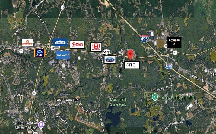 Pictures of Land property located at US-44, Taunton, MA 02780, 15 Harding St, Lakeville, MA 02347, 17 Harding St, Lakeville, MA 02347 for sales - image #1