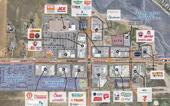 Pictures of Land property located at NEC 104th Avenue & Chambers Road, Commerce City, CO 80022 for sales - image #1