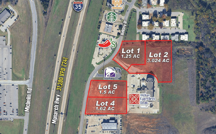 Pictures of Land property located at Premier Pkwy, Ardmore, OK 73401 for sales - image #1