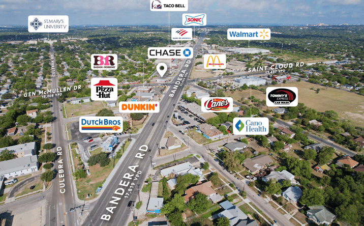 Pictures of Retail, Office property located at 703 Bandera Road, San Antonio, TX 78228 for sales - image #1