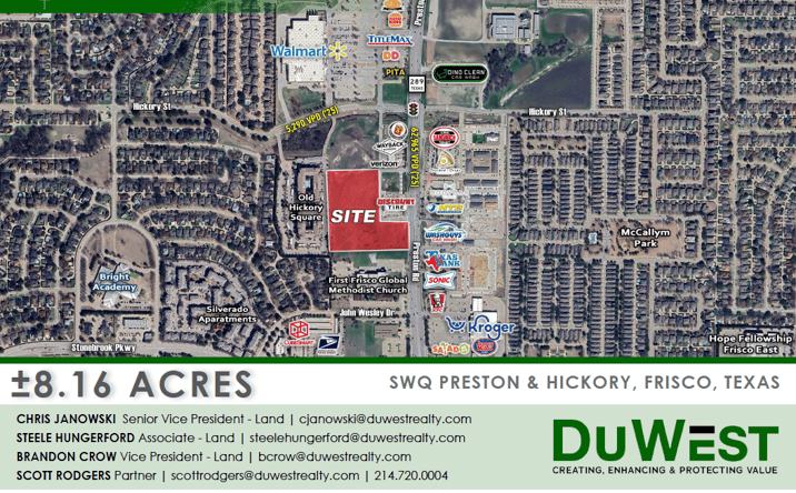 Pictures of Land property located at 7659 Preston Rd, Frisco, TX 75034 for sales - image #1