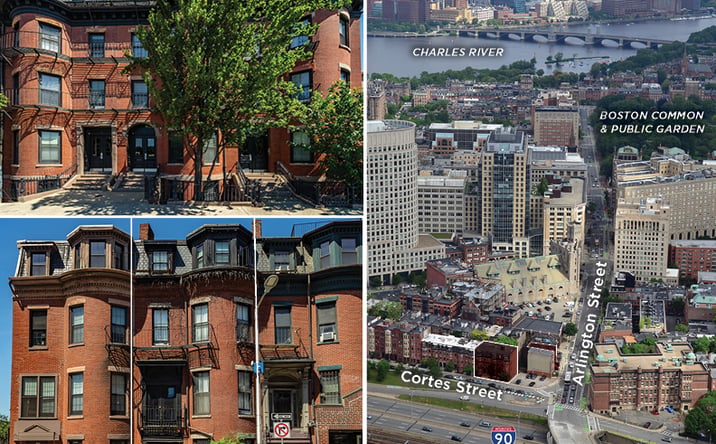 Pictures of Multifamily, Hospitality property located at 143 Arlington St, Boston, MA 02116, 1-5 Cortes Street, Boston, MA null for sales - image #1