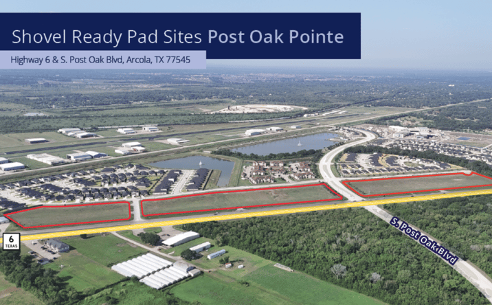 Pictures of Land property located at Highway 6 & S. Post Oak Blvd, Arcola, TX 77545 for sales - image #1