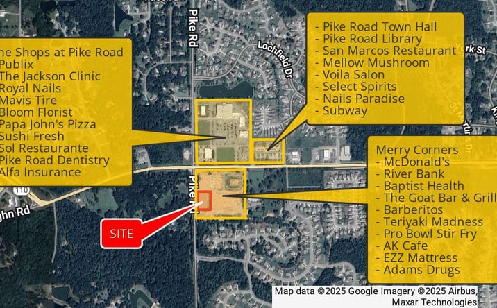 Pictures of Land, Retail property located at 1593 Pike Road, Pike Road, AL 36064 for sales - image #1