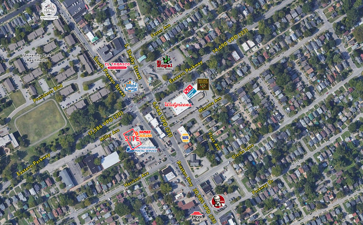 Pictures of Retail property located at 786 & 790 Eastern Parkway, Louisville, KY 40217 for sales - image #1