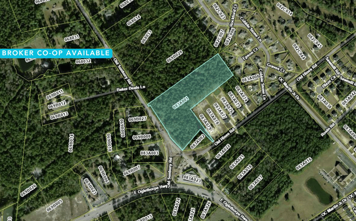 image of property at 156 OLD SUNBURY RD Flemington GA 31313-1121