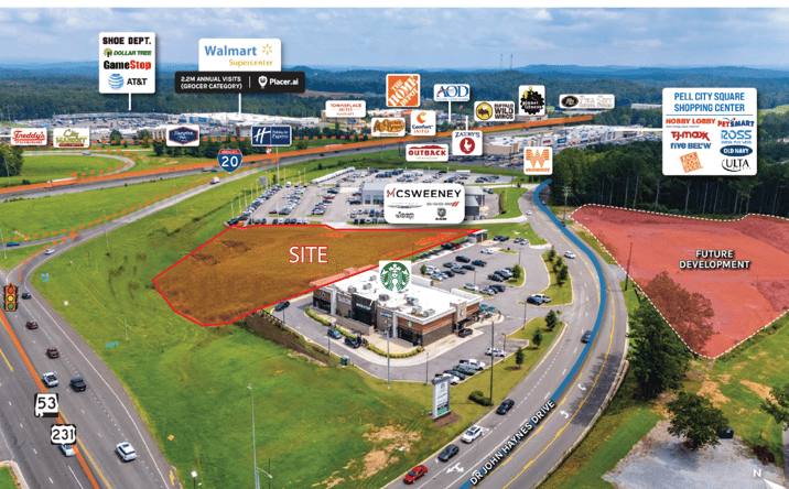 Pictures of Land property located at 2605 Dr John Haynes Dr, Pell City, AL 35125 for sales - image #1
