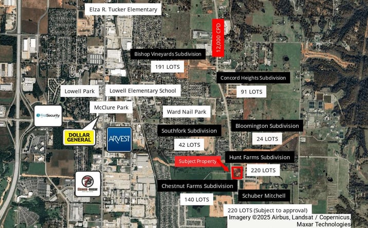 Pictures of Land, Retail property located at Old Wire Rd, Lowell, AR 72745 for sales - image #1