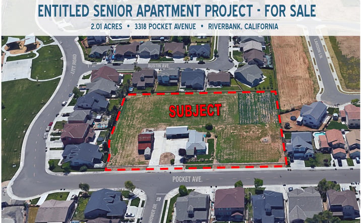 Pictures of Land, Senior Living property located at 3318 Pocket Avenue, Riverbank, CA 95367 for sales - image #1