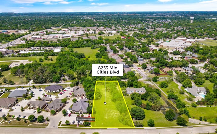 Pictures of Land property located at 8253 Mid Cities Blvd, North Richland Hills, TX 76182 for sales - image #1