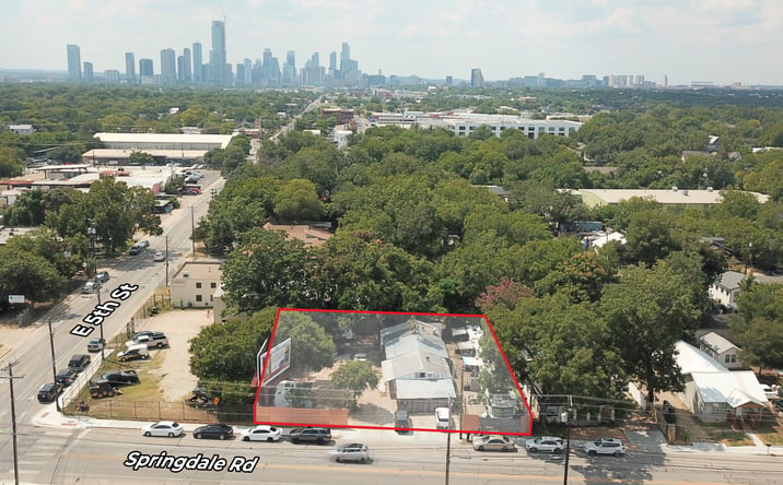 Pictures of Land, Mobile Home Park property located at 502 Springdale Rd, Austin, TX 78702 for sales - image #1