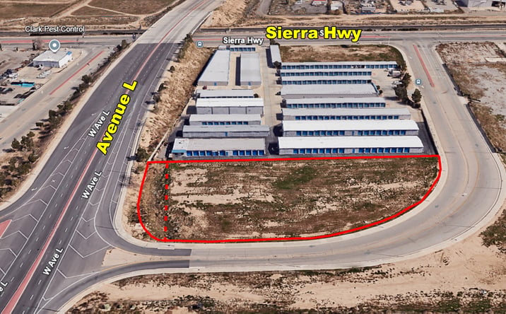 Pictures of Land property located at Avenue L & Sierra Hwy, Lancaster, CA 93534 for sales - image #1