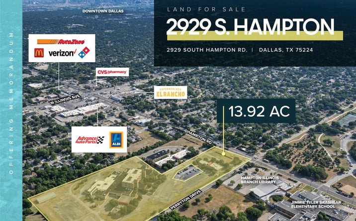 Pictures of Land property located at 2929 S Hampton Rd, Dallas, TX 75224 for sales - image #1