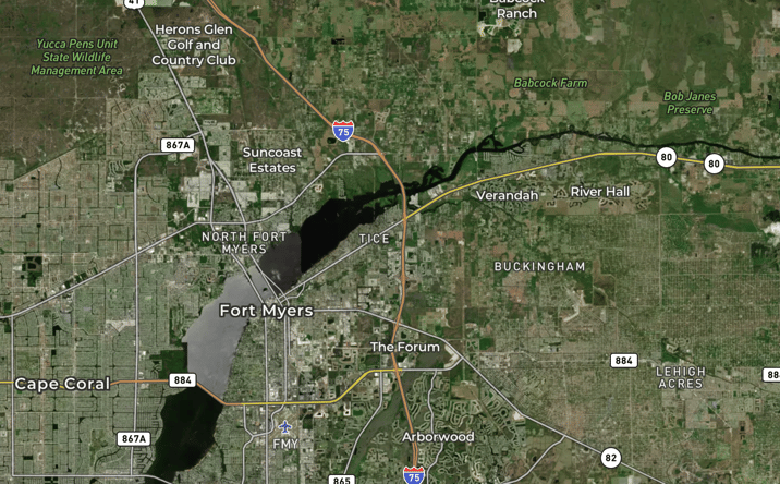 Pictures of Land property located at TBD Palm Beach Blvd HWY 80, Alva, FL 33920 for sales - image #1