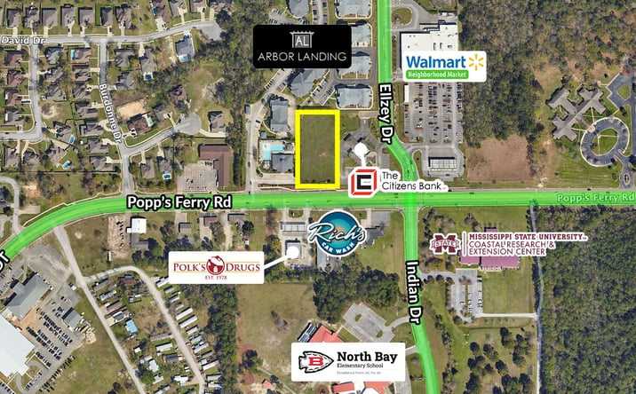 image of property at 0 POPPS FERRY RD Biloxi MS 39532
