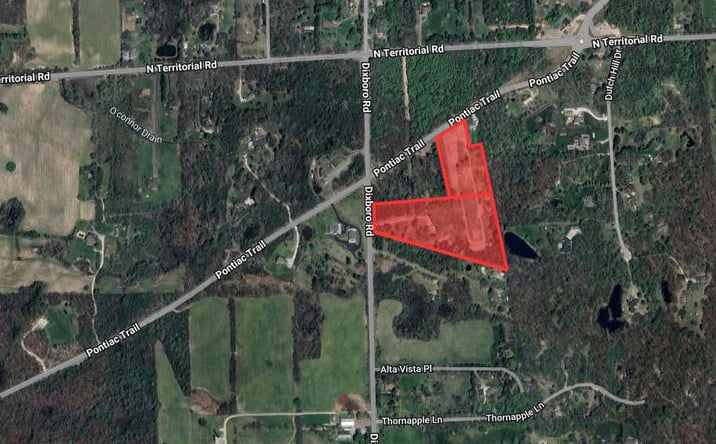 Pictures of Land property located at 5840 Pontiac Trl & 5790 N Dixboro Rd, Ann Arbor, MI 48105 for sales - image #1