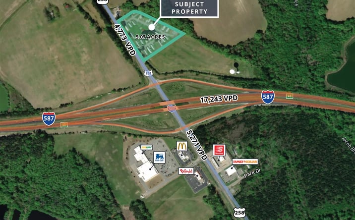 Pictures of Retail, Multifamily, Land, Mobile Home Park property located at 5327 US-258, Farmville, NC 27828 for sales - image #1