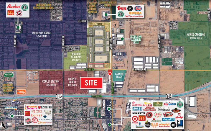 Pictures of Land property located at SWC Power Road & Warner Road, Mesa, AZ 85212 for sales - image #1