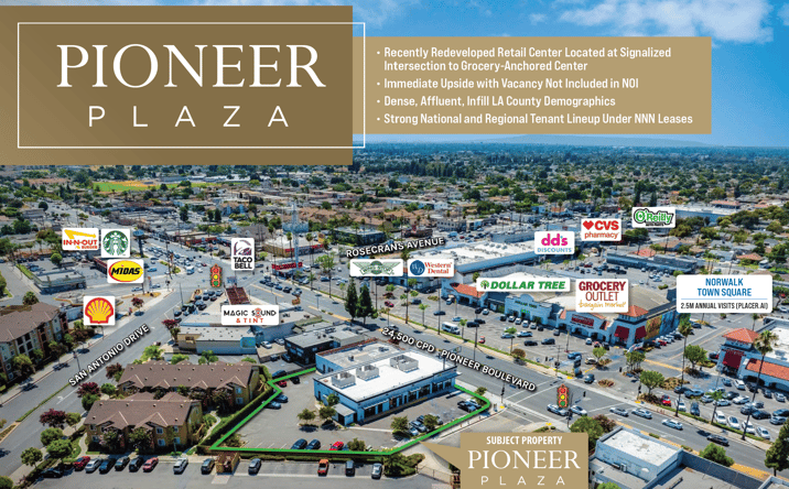 Pictures of Retail property located at 14020-14030 Pioneer Blvd, Norwalk, CA 90650 for sales - image #1
