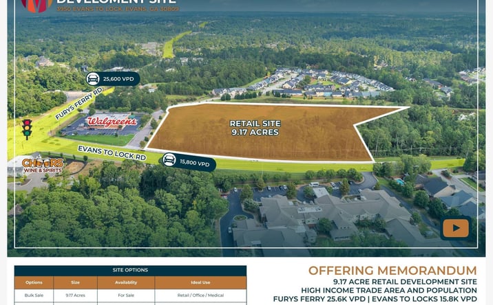 Pictures of Land property located at 3950 Evans to Locks Rd, Evans, GA 30809 for sales - image #1