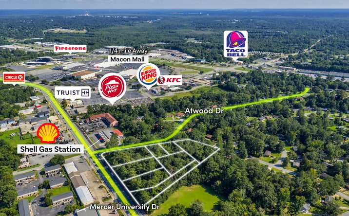 Pictures of Land property located at 3621 Atwood Dr Macon 1, Macon, GA 31204, 3621 Atwood Dr Macon 2, Macon, GA 31204, 3758 Mercer University Dr, Macon, GA 31204, 3764 Mercer University Dr, Macon, GA 31204, 3774 Mercer University Dr, Macon, GA 31204, 3637 Atwood Dr, Macon, GA 31204, 3629 Atwood Dr, Macon, GA 31204, Mercer University Dr, Macon, GA 31204 for sales - image #1