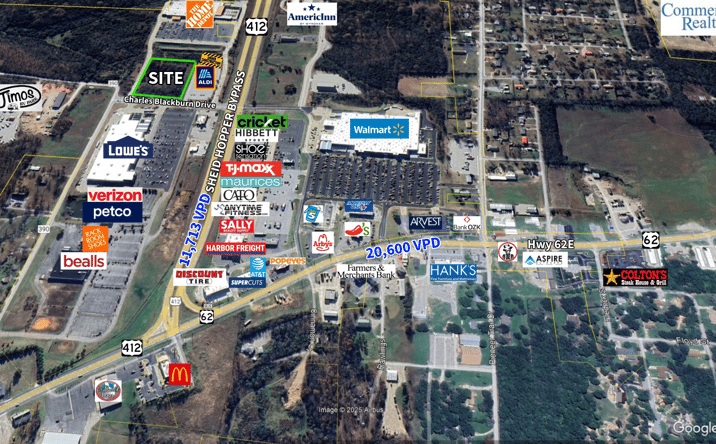 Pictures of Land property located at 55 Charles Blackburn Dr, Mountain Home, AR 72653 for sales - image #1