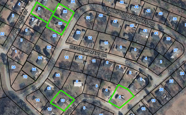 Pictures of Multifamily property located at 121 Saluda St, Cowpens, SC 29330, 56 Thurgood Marshall Rd, Spartanburg, SC 29307, 58 Thurgood Marshall Rd, Spartanburg, SC 29307, 9 Heritage Ct, Spartanburg, SC 29307, 2 Julian Bond Ln, Spartanburg, SC 29307, 10 Julian Bond Ln, Spartanburg, SC 29307 for sales - image #1
