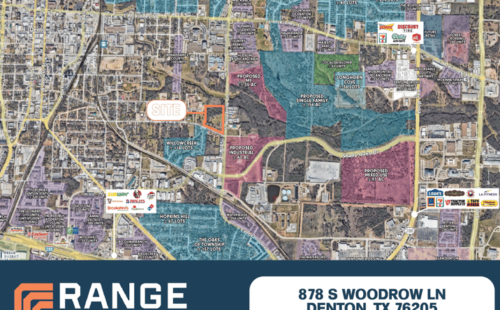 Pictures of Land property located at 878 S Woodrow Ln, Denton, TX 76205 for sales - image #1