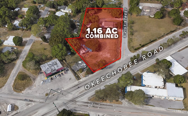 Pictures of Land, Mixed Use, Multifamily property located at 2108 Okeechobee Rd, Fort Pierce, FL 34950 for sales - image #1