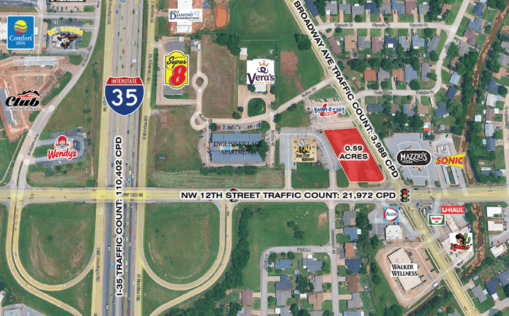 Pictures of Land property located at 1301 N Broadway Ave, Moore, OK 73160 for sales - image #1