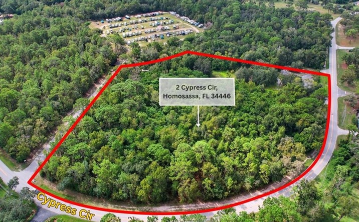 Pictures of Land property located at 2 Cypress Circle, Homosassa, FL 34446 for sales - image #1