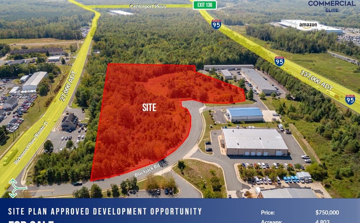 Pictures of Land property located at 45 Blackjack Road & 38C-A, Fredericksburg, VA 22405 for sales - image #1