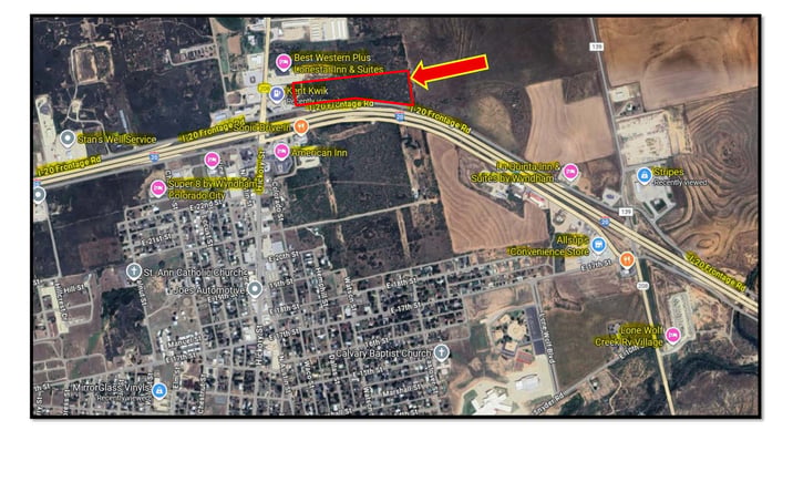 Pictures of Land property located at I-20 Northside, Colorado City, TX 79512 for sales - image #1