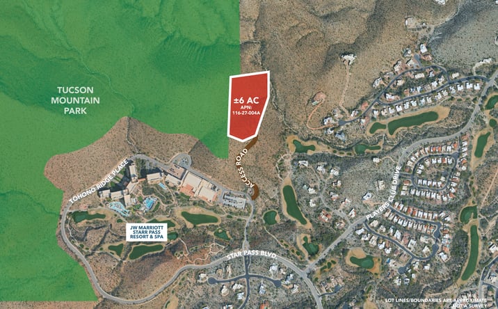 Pictures of Land property located at ±6 Ac Hilltop Homesite In Starr Pass, Tucson, AZ 85745 for sales - image #1