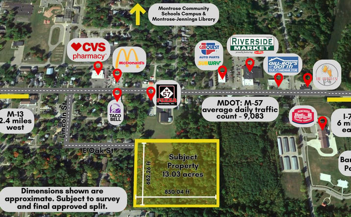 Pictures of Land property located at East Oak Street, Montrose, MI 48457 for sales - image #1