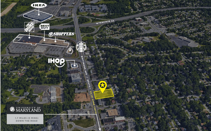 Pictures of Land property located at 9621 Baltimore Ave, College Park, MD 20740 for sales - image #1