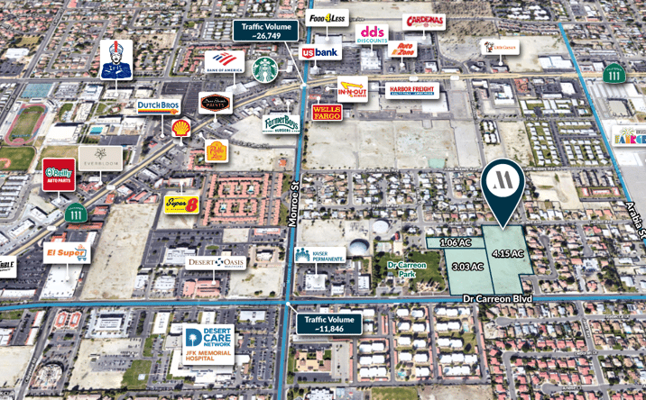 Pictures of Land property located at 46440 Dr Carreon Blvd., Indio, CA 92201 for sales - image #1