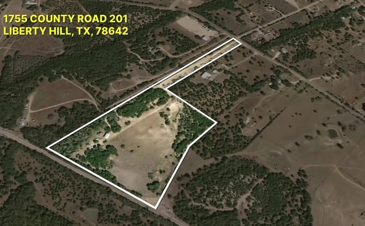 Pictures of Land property located at 1755 Co Rd 201, Liberty Hill, TX 78642 for sales - image #1