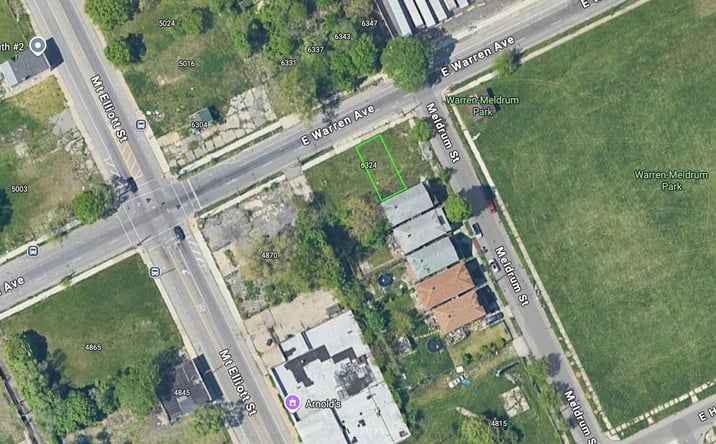 Pictures of Land property located at 6332 E Warren Ave, Detroit, MI 48207 for sales - image #1