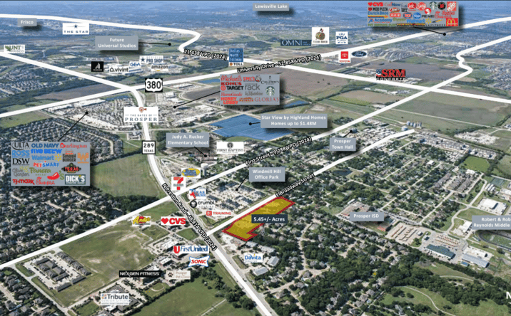 Pictures of Land property located at E Broadway St, Prosper, TX 75078 for sales - image #1