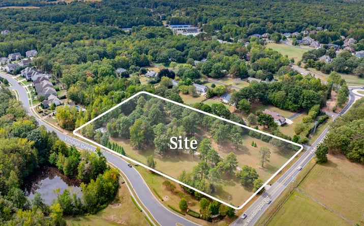 Pictures of Land property located at 3809 Matthews Weddington Rd, Matthews, NC 28105 for sales - image #1